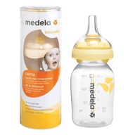 FĽAŠA NA KRMENIE, cumlík CALMA, 150 ML, MEDELA