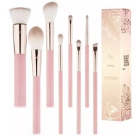 SADA 8 MNOHÝCH VEGÁNSKÝCH KEFEK BEAUTY ROSE