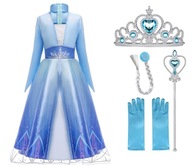 Šaty Elsa outfit elsa 128 134 Šaty na 5 - 6 rokov