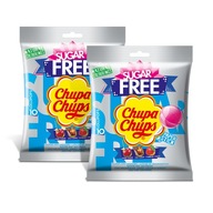 CHUPA CHUPS BEZ CUKRU BEZ CUKRU čerešňová jahodová cola 110g x2