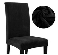 POTAH kreslo VELVET plyš THICK BLACK