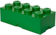 LEGO KONTAJNER BRICK 8 TMAVO ZELENÁ KRABICA 2x4