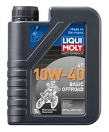 Motorový olej 4T 10W40 LIQUI MOLY OFF ROAD BASIC 1l 4T, API SL JASO MA-2 M