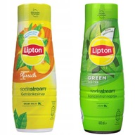 2 SODASTREAM LIPTON SIRUPY ĽADOVÉHO ČAJU 440 ML