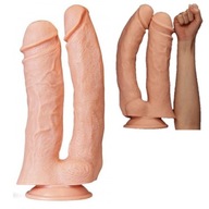 Dvojitá penentácia GIANT Dildo Penis 33cm