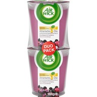 Air Wick Cranberry DuoPack vonné sviečky 2x105g