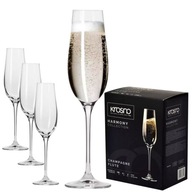 Krosno poháre 6x180ml na PROSECCO KRYŠTÁLOVÉ SKLO ŠAMPANSKÉ PEKNÉ