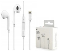 Originálne slúchadlá do uší Apple EarPods Lightning konektor MMTN2ZM/A biely