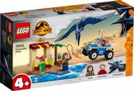 LEGO Bricks Súprava BLOKOV pre deti Prenasledovanie pteranodonov Jurský svet