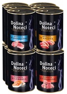 Dolina Noteci Premium krmivo pre mačky MIX 4 príchute v konzerve 12x400g