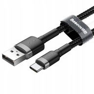 SILNÝ OTKANÝ KÁBEL USB C Baseus 3A 1m