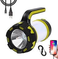 LED TURISTICKÁ LAMPA POWERBANK CAMPING TORCH