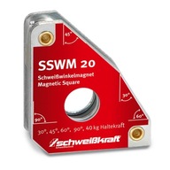 Magnetický štvorec SSWM 20 Schweisskraft 1790070