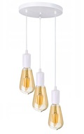 ZWIS Edison Loft závesné stropné svietidlo 3x E27