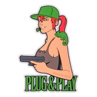 PLUG PLAY KAMELEON Emblem Suchý zips HELIKON Hnedý