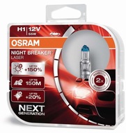 OSRAM H1 NIGHT BREAKER LASER ŽIAROVKY +150% DUO 55W