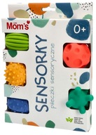 HENCZ BALLS SENSORY BALLS SENSORKY 5 ks PASTELOVÁ MOM'S CARE