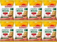 Sonko Cícerové lupienky s príchuťou papriky 60g x8