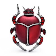 -% BOOCH BOOCH BEATBEAT SCARAB ČERVENÁ METAL