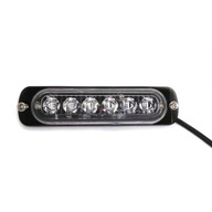 Stroboskopická obrysová lampa 6 LED 12V-24V, modrá