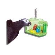 Puzzle hračka pre papagáje. Truhla s pokladom