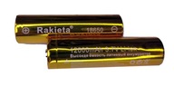 2x Batéria 18650 12000 mAh 3,7V LI-ION zlatá raketová batéria