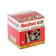 Fischer DUOPOWER S hmoždinka so skrutkou 10x50 25 ks
