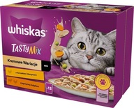 Whiskas Sachet Sauce Mix Cream variácie 12x85g