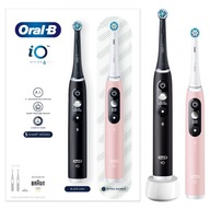 Magnetická zubná kefka Oral-B iO6 DuoPack BLK/PNK