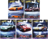 Hot Wheels Prémiová súprava 5 áut EXOTICKÁ ZÁVISŤ SET 1:64 FPY86-977G