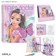 Omaľovánka s flitrami Víla Láska Butterfly Top Model 12976a