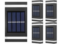 5x Kinkiet Solarny LED Ozdobny +Czujnik Zmierzchu