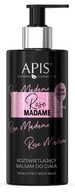 Apis ROSE MADAME Rozjasňujúci telový balzam s trblietavými čiastočkami 300ml