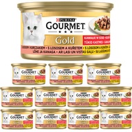 Gourmet Gold losos a kuracie mäso v omáčke 12x85g