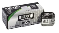 10x strieborná batéria MAXELL 319 / SR527SW