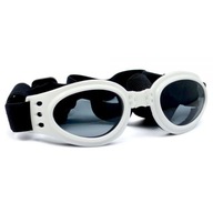 Slnečné okuliare pre psov UV 400 White L