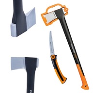 FISKARS Štiepacia sekera na štiepanie X25 XL ODOLNÁ VEĽKÁ + PÍLA