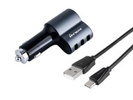 Nabíjačka 12/24V 3x USB ID 5,1A USB kábel > USB-C