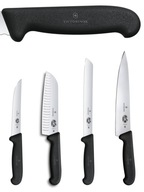 Victorinox, sada 4 kuchynských nožov: 15, 17, 21 a 22 cm, Fibrox