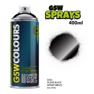 Spray Primer Color Gloss Black 400ml