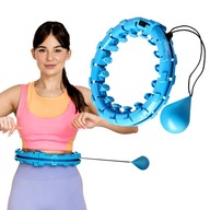 CHUDNUTIE HULA HOP S ORIEŠKAMI A VÁHA ONE FITNESS BLUE