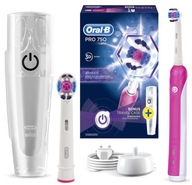 ELEKTRICKÁ ZUBNÁ KEFKA Oral-B PRO 750 3D BIELY PÚZDRO