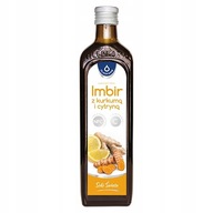 OLEOFARM Zázvor, kurkuma, citrón, vitamín C, NFC šťava 490ml