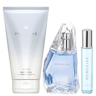 AVON PERCEIVE Set for Her 3 ks EDP parfém + balzam + flakón