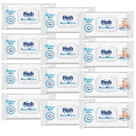 12x AQUA WIPES Vlhčené obrúsky pre deti 99% Pure Water Wet 60 ks