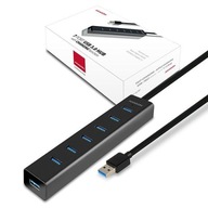 HUE-SA7BP Hub 7-portový USB 3.2 GEN 1 hliníkový