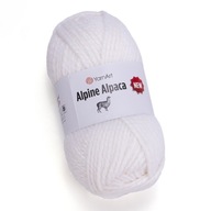 Priadza YarnArt Alpine Alpaca New 1440 / biela