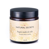 Natural Secrets Bohaté telové maslo šťavnatá čerešňa s vanilkou 100 ml