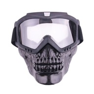 Skull Goggles Face Shield Prachotesné okuliare Mot