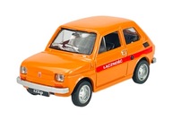 KOLEKCIA PRL FIAT 126p MALUCH ORANŽOVÁ "KONEKTIVITA" 1:43 NOVÝ KOVOVÝ MODEL